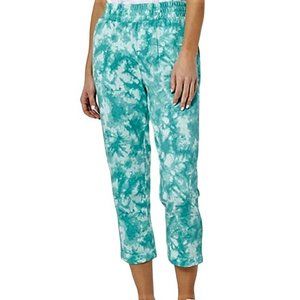 AnyBody Printed Brushed Towel Terry Pant LARGE (606)